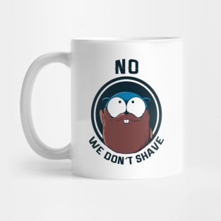 Golang Gopher Won't Shave Mug